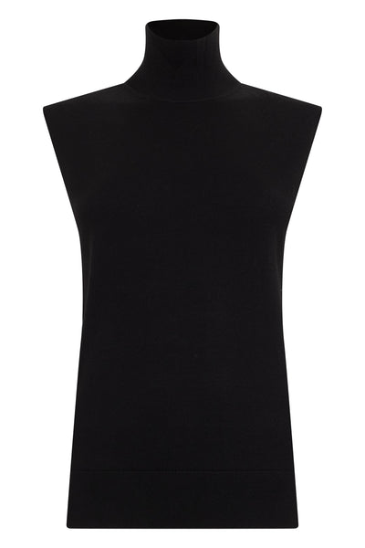 Totême Sweater without sleeves with high collar