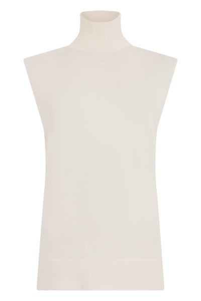 Totême High collar sleeveless sweater