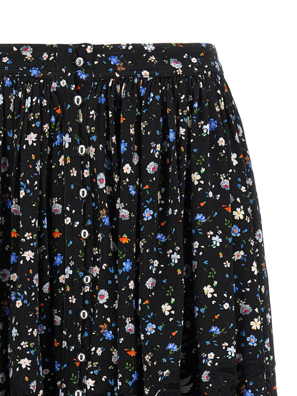 Floral lace skirt Skirts