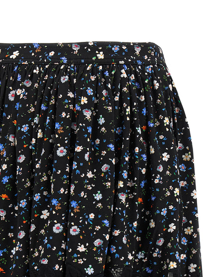 Floral lace skirt Skirts