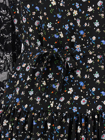Floral lace dress Dresses