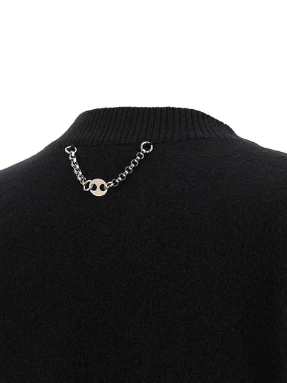 Trompe l'oeil cardigan sweater Sweater, cardigans