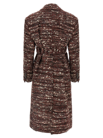 Bouclé wool coat Coats, trench coats