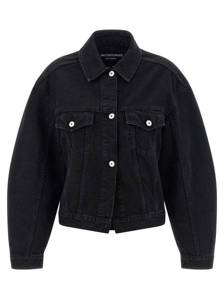 'La Veste De-Nimes' jacket  Down jacket, Parka, Casual jackets