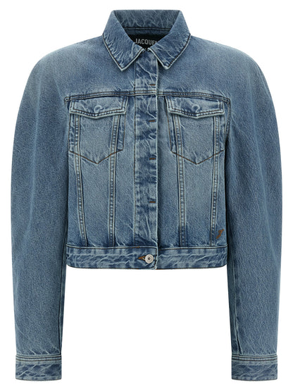 'La Veste de-Nimes Ovalo' jacket  Down jacket, Parka, Casual jackets