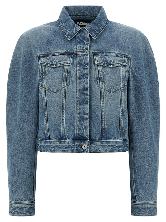 'La Veste de-Nimes Ovalo' jacket  Down jacket, Parka, Casual jackets