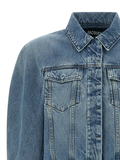 'La Veste de-Nimes Ovalo' jacket  Down jacket, Parka, Casual jackets