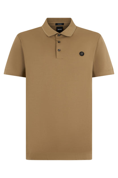 Cotton polo with logo RTW
