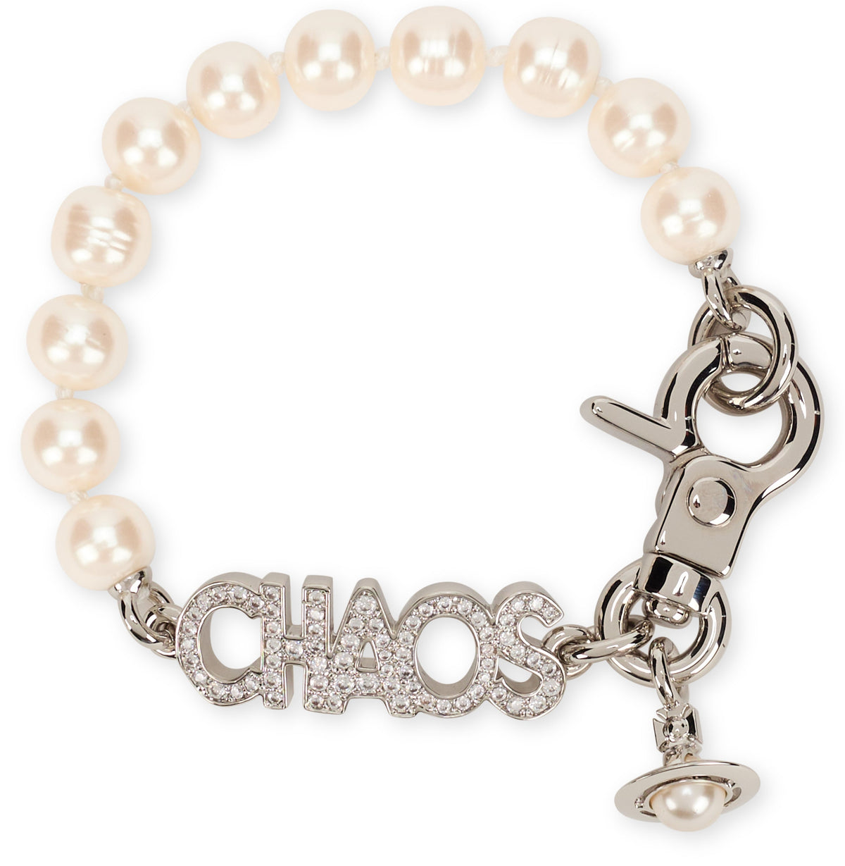Bracelet with chain and pearls RTW