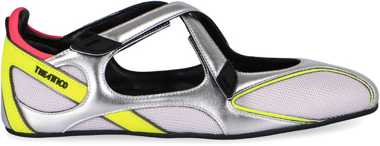 The Attico Holographic ballerina silver Floor 01