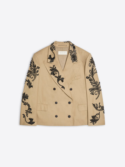Dries Van Noten 01015-bosea emb 3103 w w jacket