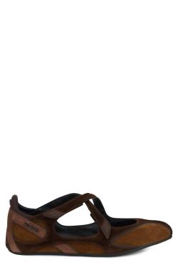 The Attico Ballet flat with hook closure