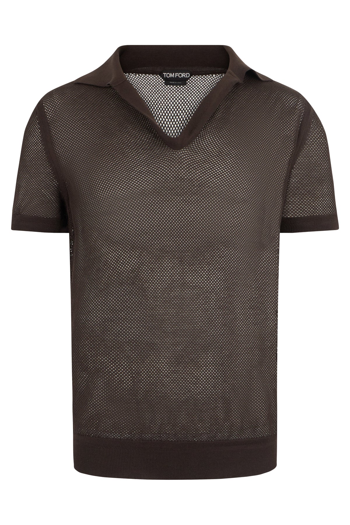 Mesh cotton and silk T-shirt RTW