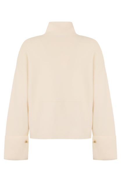 Light jacket in viscose and polyamide blend RTW