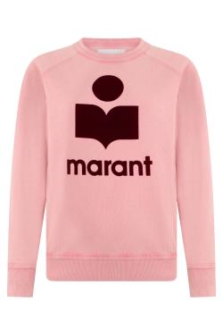 Isabel Marant Cotton blend sweatshirt with logo