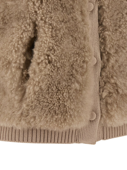Shearling vest Fur