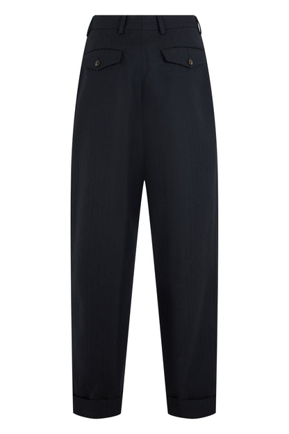 Wide leg trousers with pleats RTW