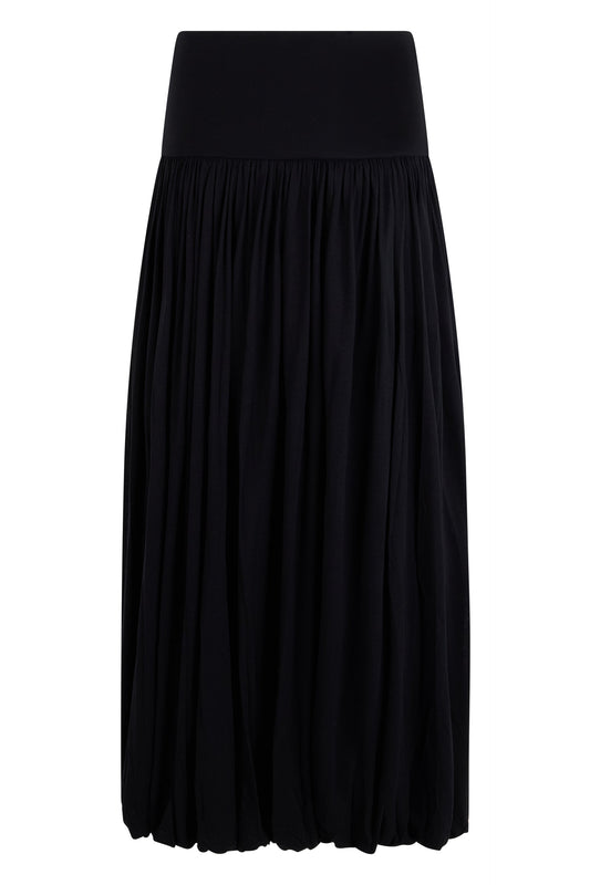 Long skirt with crinkled effect RTW