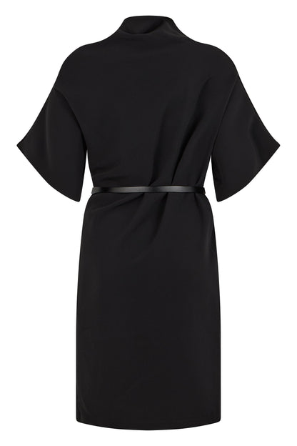 Midi dress with belt ACC
