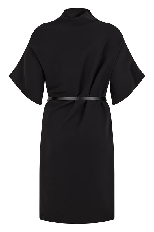 Midi dress with belt ACC