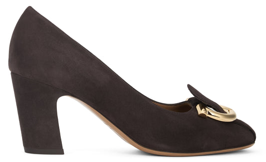 Décollété Gancini in suede RTW