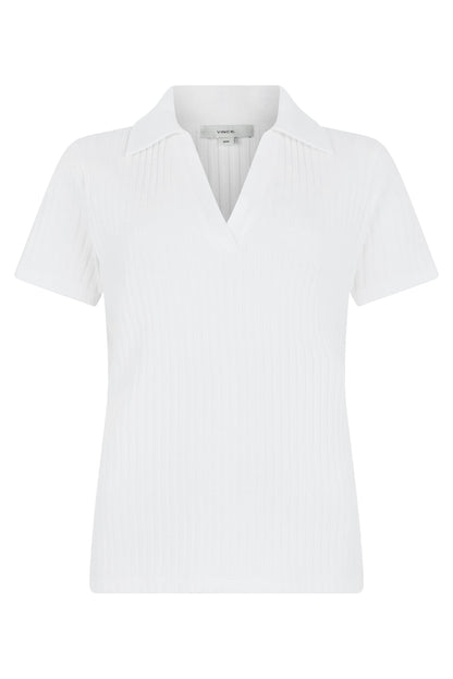 Cotton ribbed polo RTW