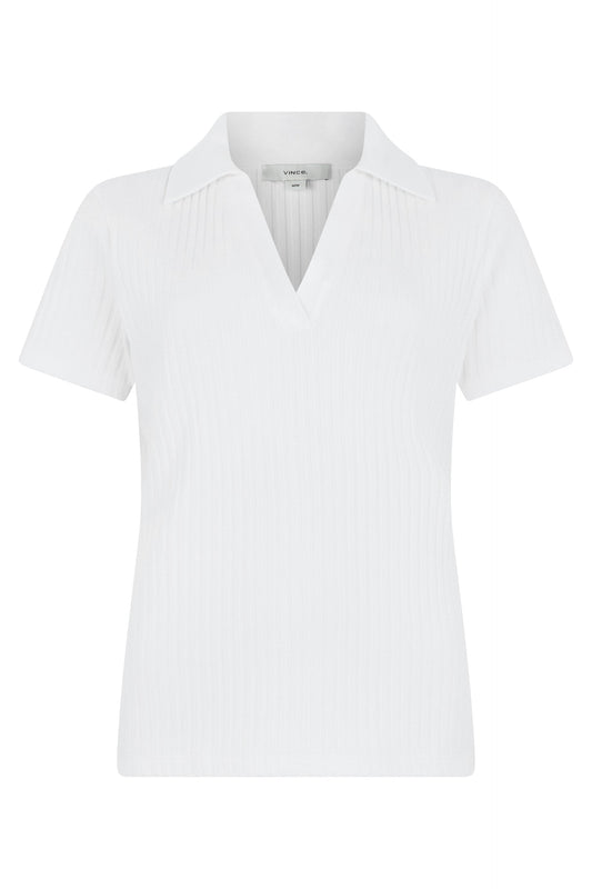 Cotton ribbed polo RTW