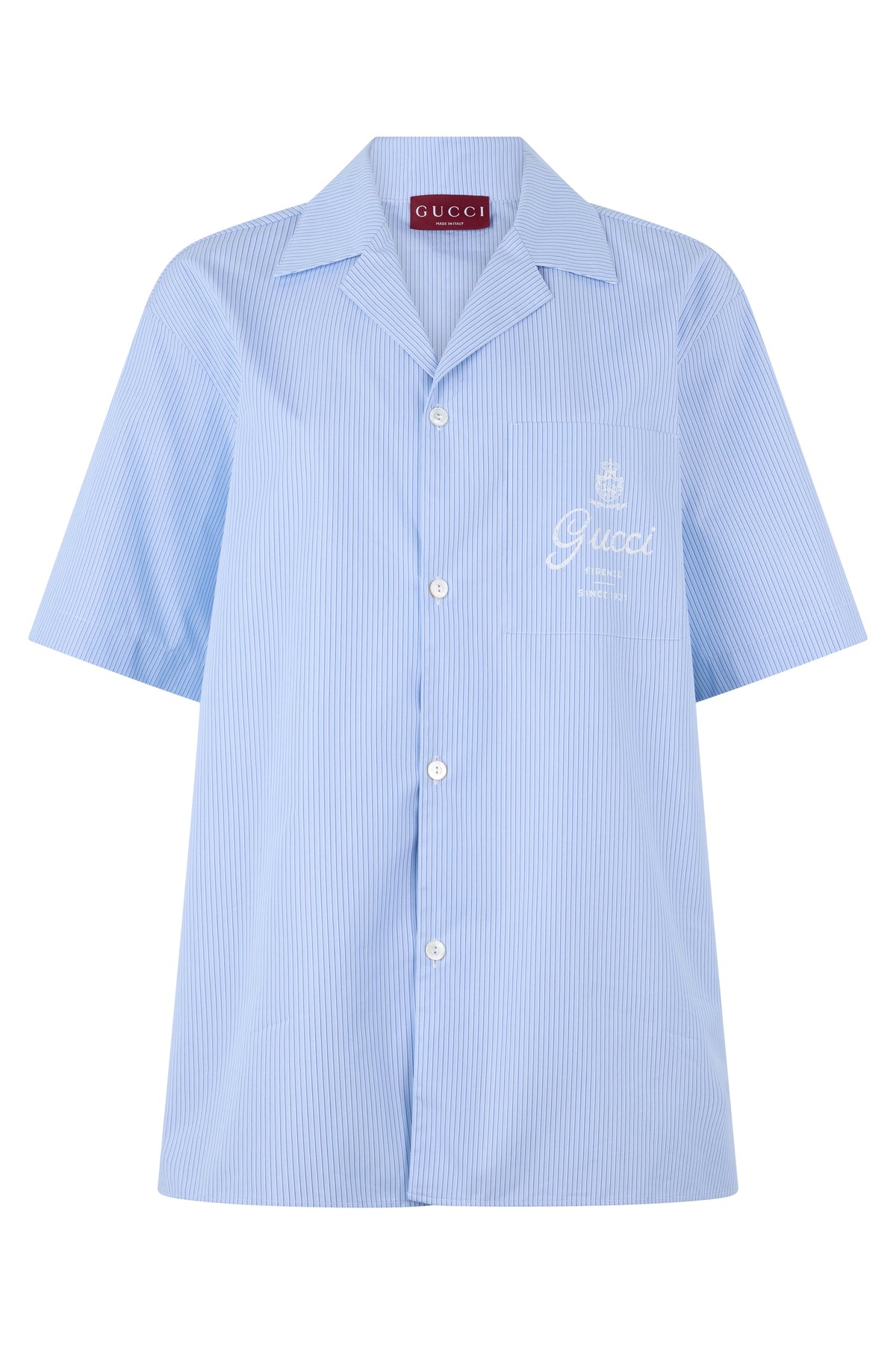 Bowling shirt in cotton poplin RTW