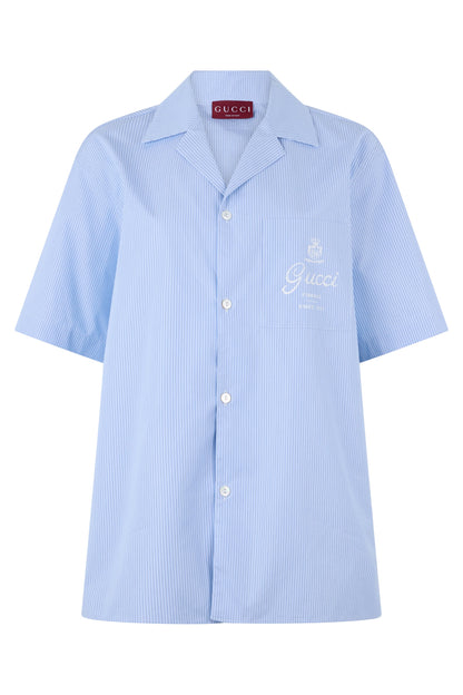 Bowling shirt in cotton poplin RTW