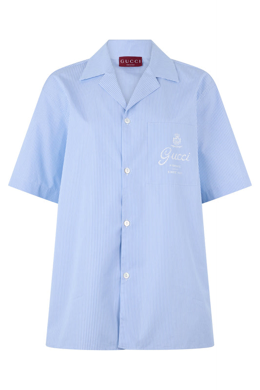 Bowling shirt in cotton poplin RTW