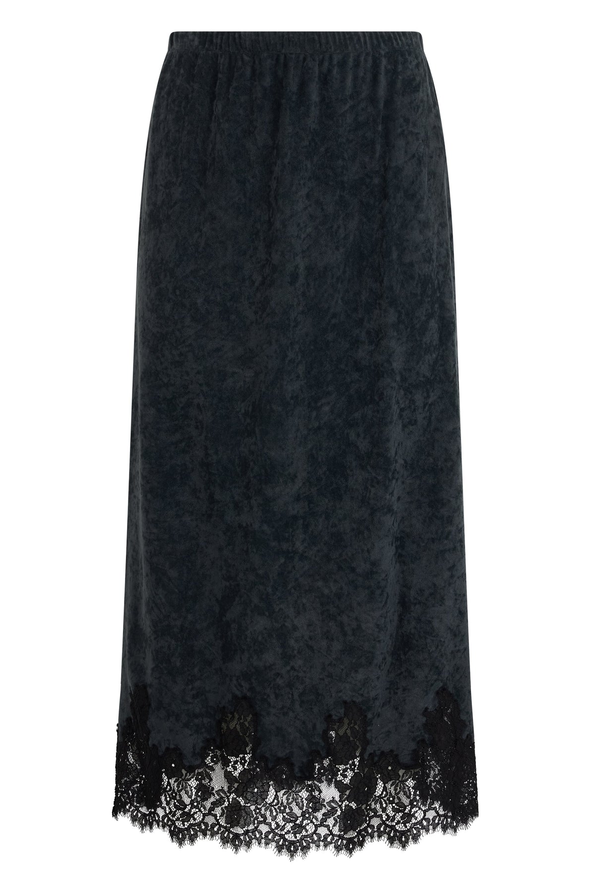 Long skirt with lace details RTW