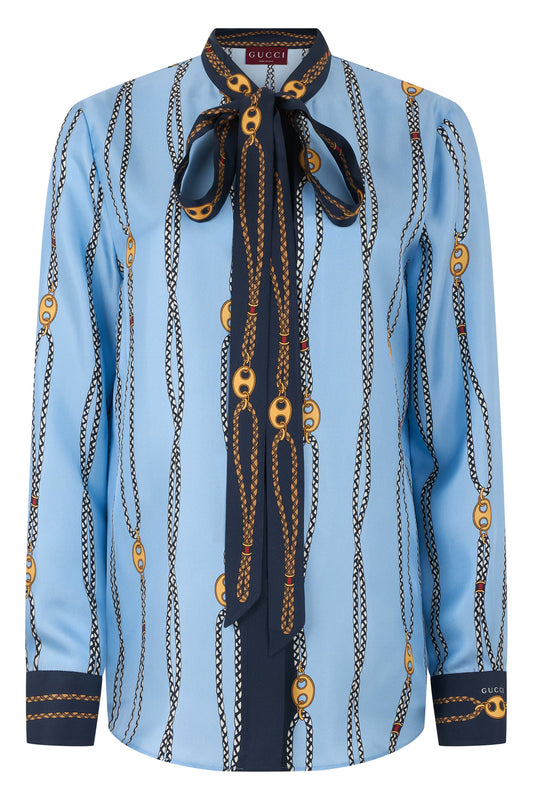 Silk shirt with print RTW