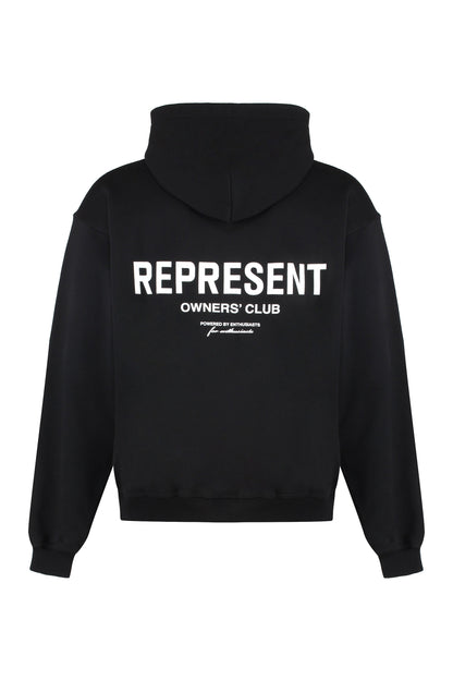 Full zip cotton hoodie RTW