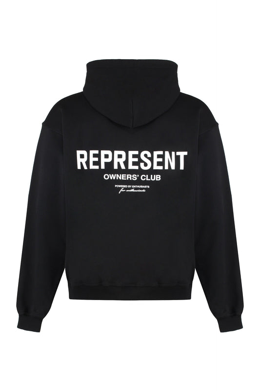 Full zip cotton hoodie RTW