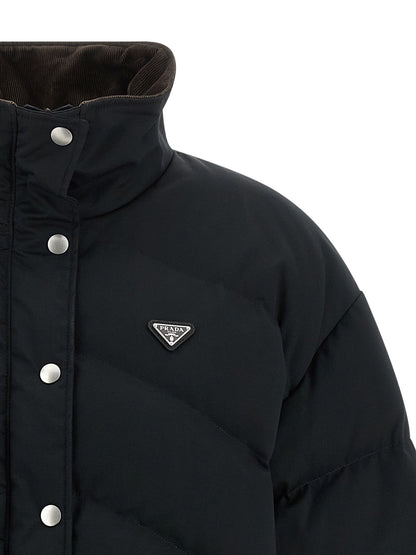 Logo down jacket Down jacket, Parka, Casual jackets