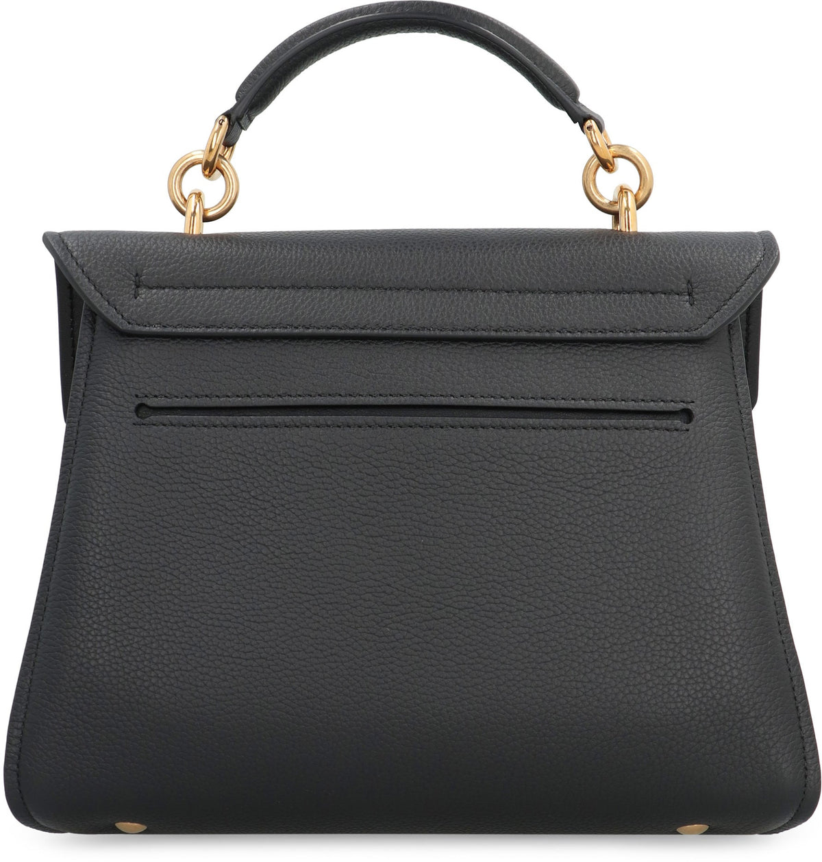 FERRAGAMO Gancini pebbled leather handbag