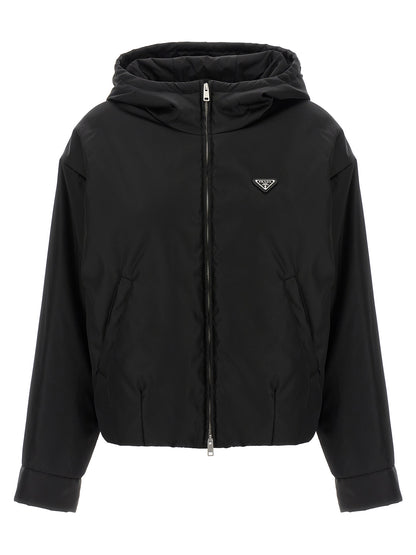 Re-Nylon hooded jacket Down jacket, Parka, Casual jackets