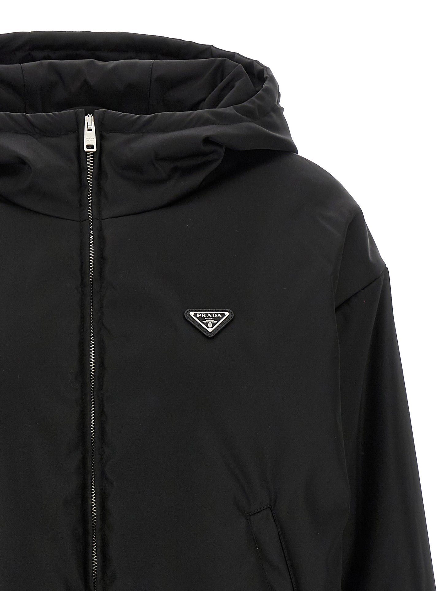 Re-Nylon hooded jacket Down jacket, Parka, Casual jackets