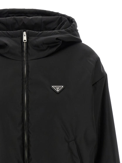 Re-Nylon hooded jacket Down jacket, Parka, Casual jackets
