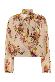 Blumarine 2c465a print georgette top