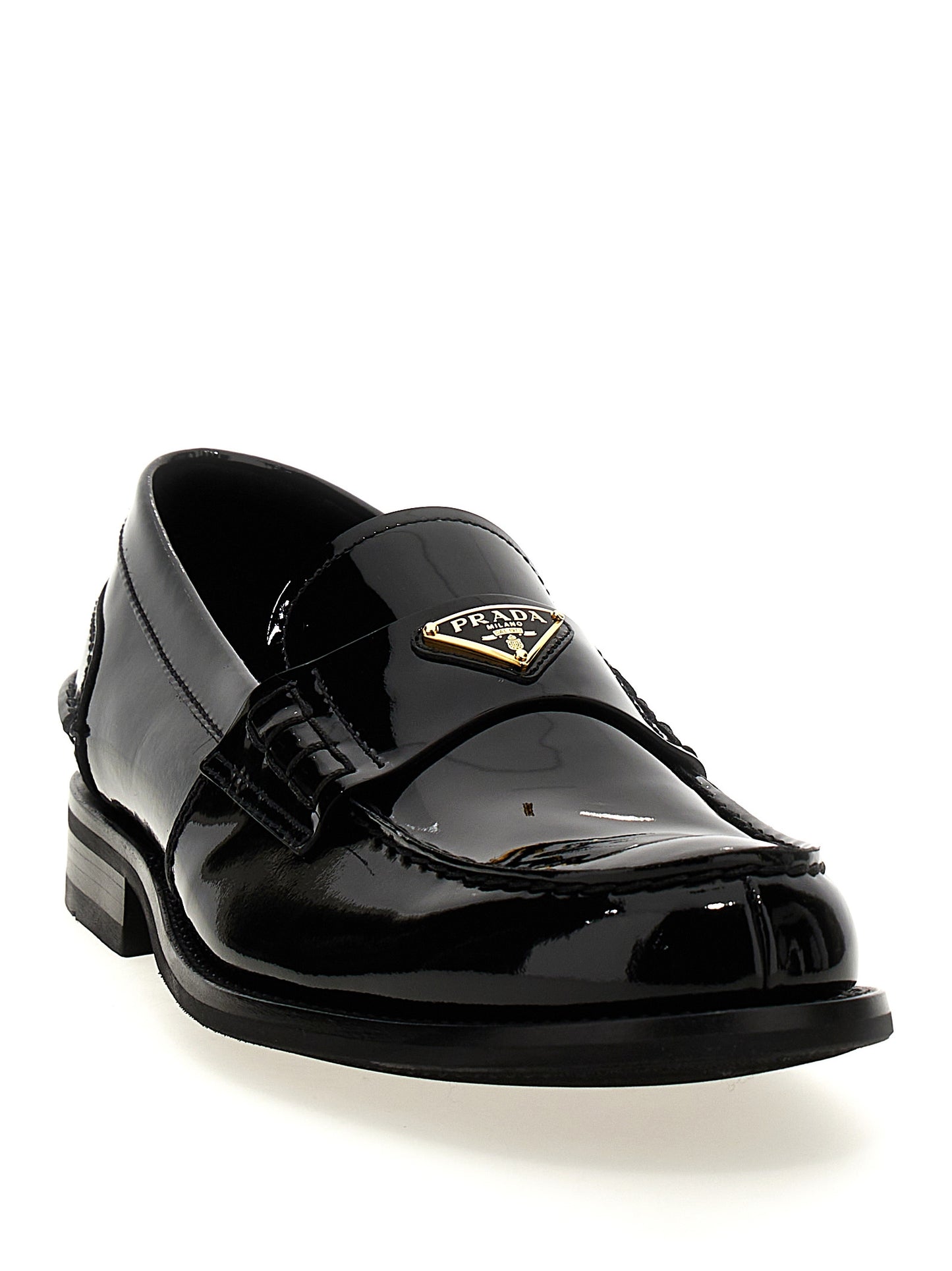 Logo patent leather loafer Loafers