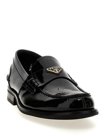 Logo patent leather loafer Loafers