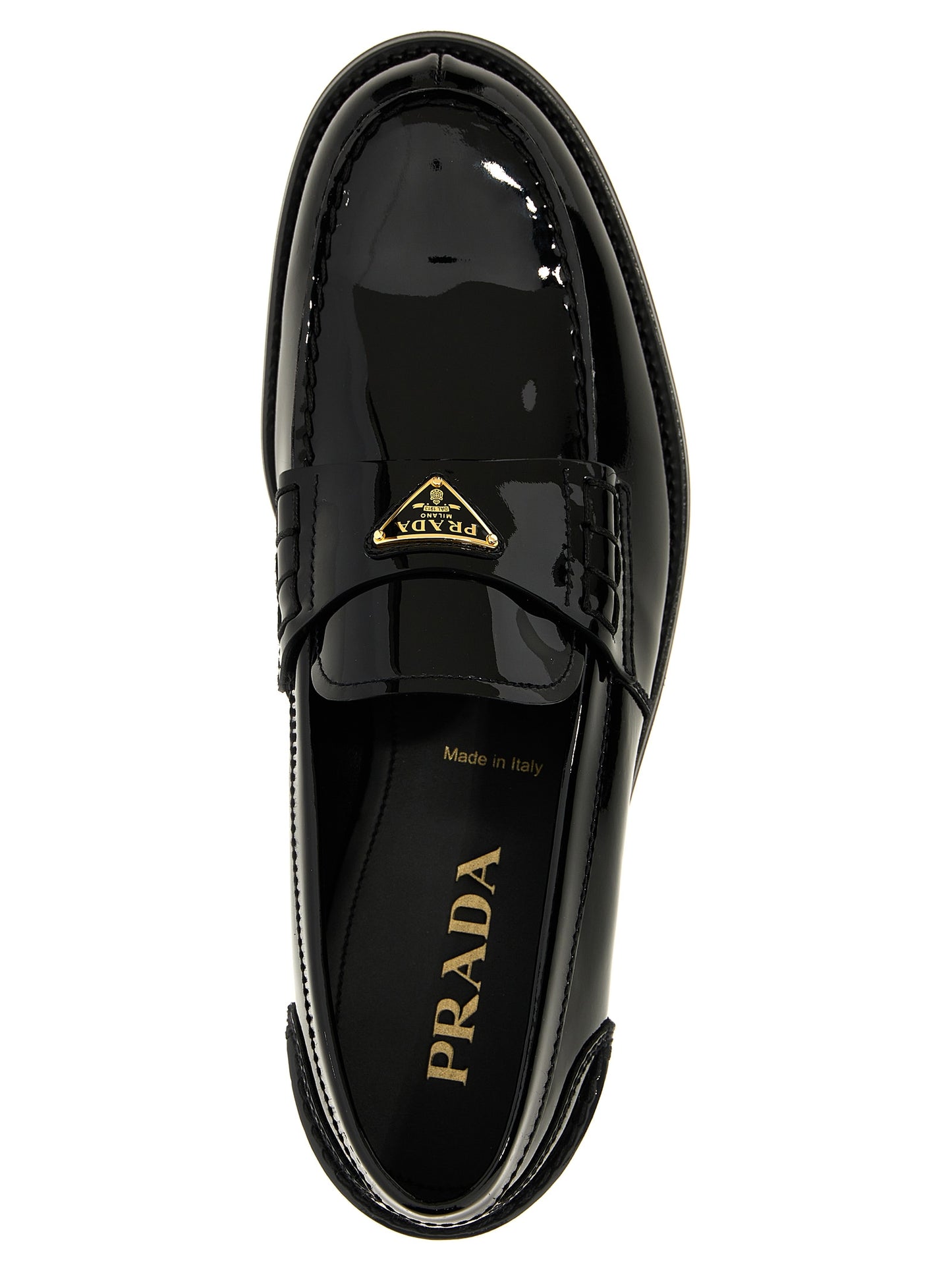 Logo patent leather loafer Loafers
