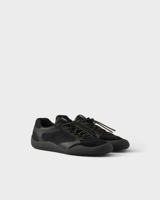 Prada Sneakers Speedrock in leather and mesh fabric