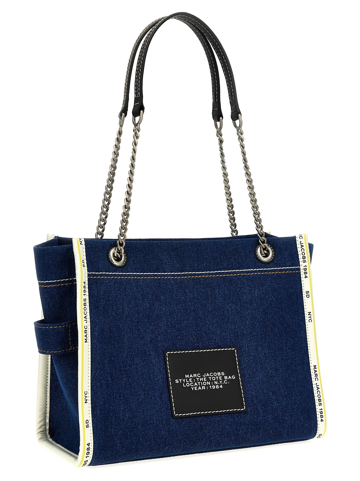 'The Denim Chain Medium Tote' shoulder bag Shoulder bags