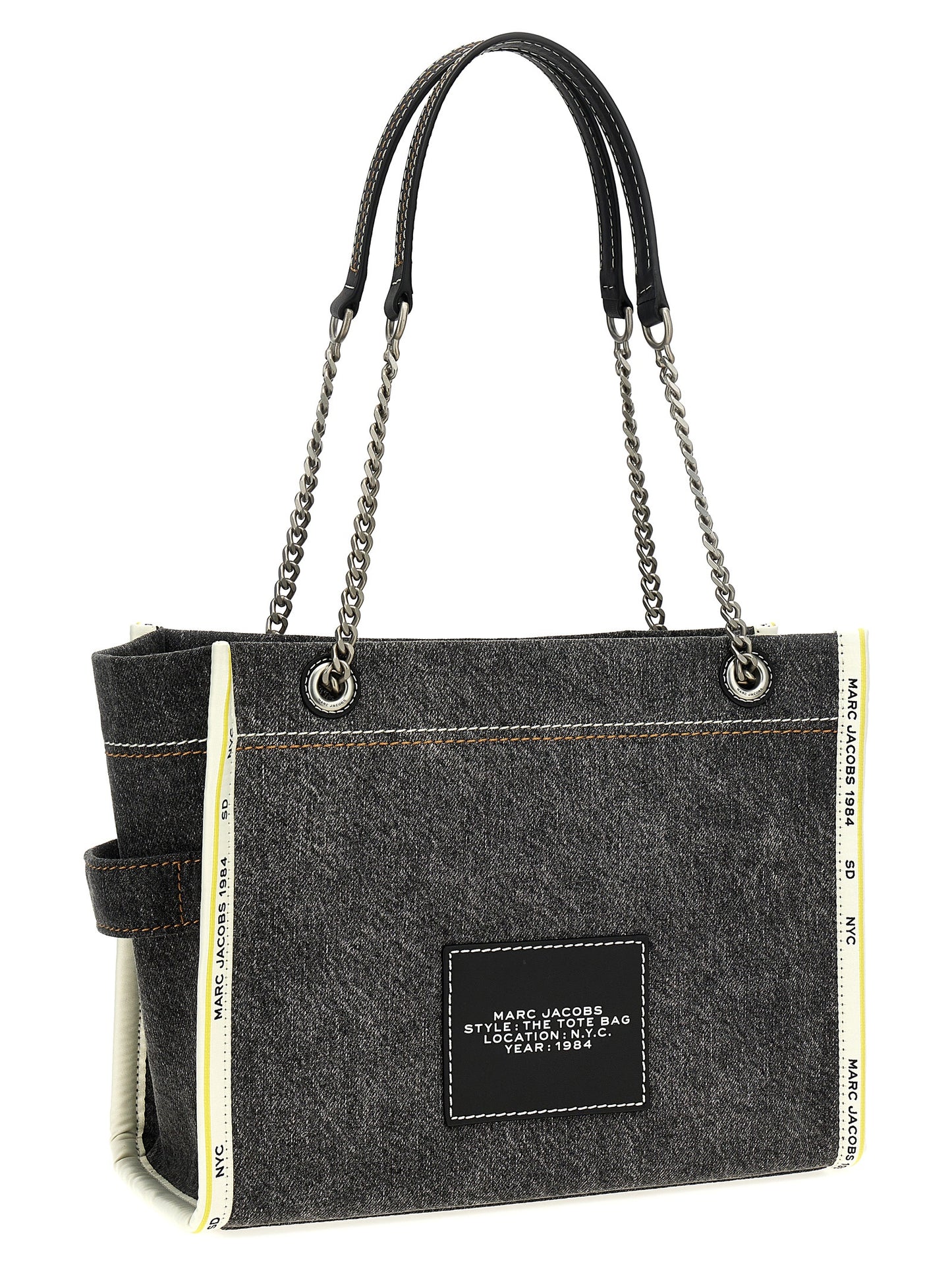 'The Denim Chain Medium Tote' shoulder bag Shoulder bags