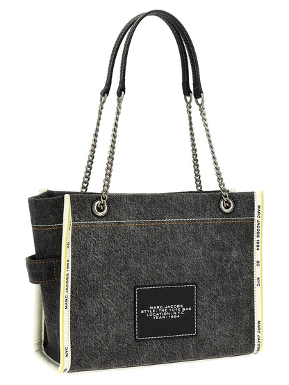'The Denim Chain Medium Tote' shoulder bag Shoulder bags