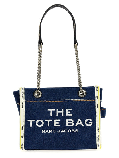 'The Denim Chain Small Tote' shoulder bag Shoulder bags