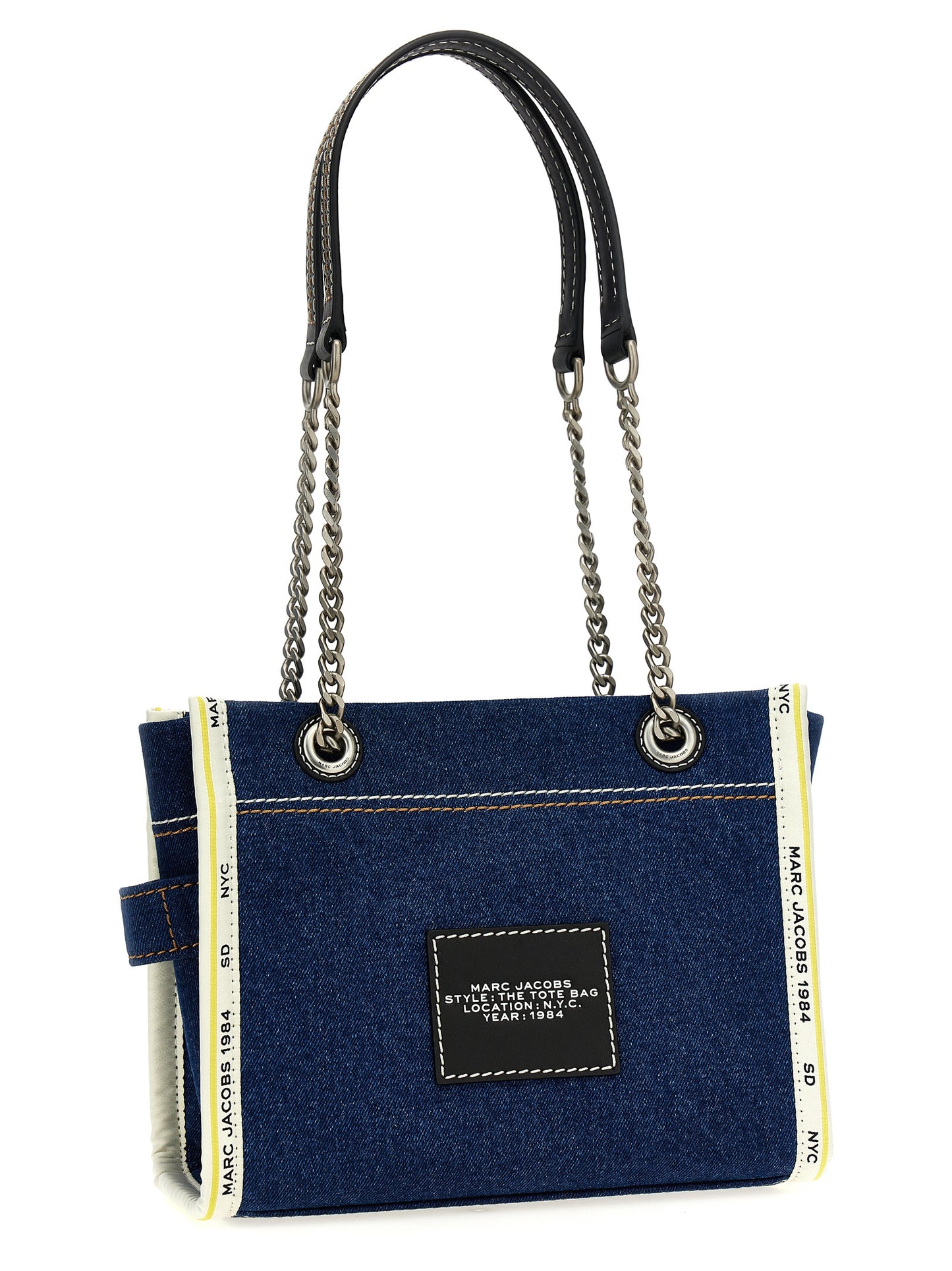 'The Denim Chain Small Tote' shoulder bag Shoulder bags