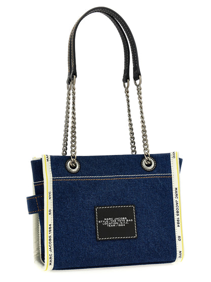 'The Denim Chain Small Tote' shoulder bag Shoulder bags